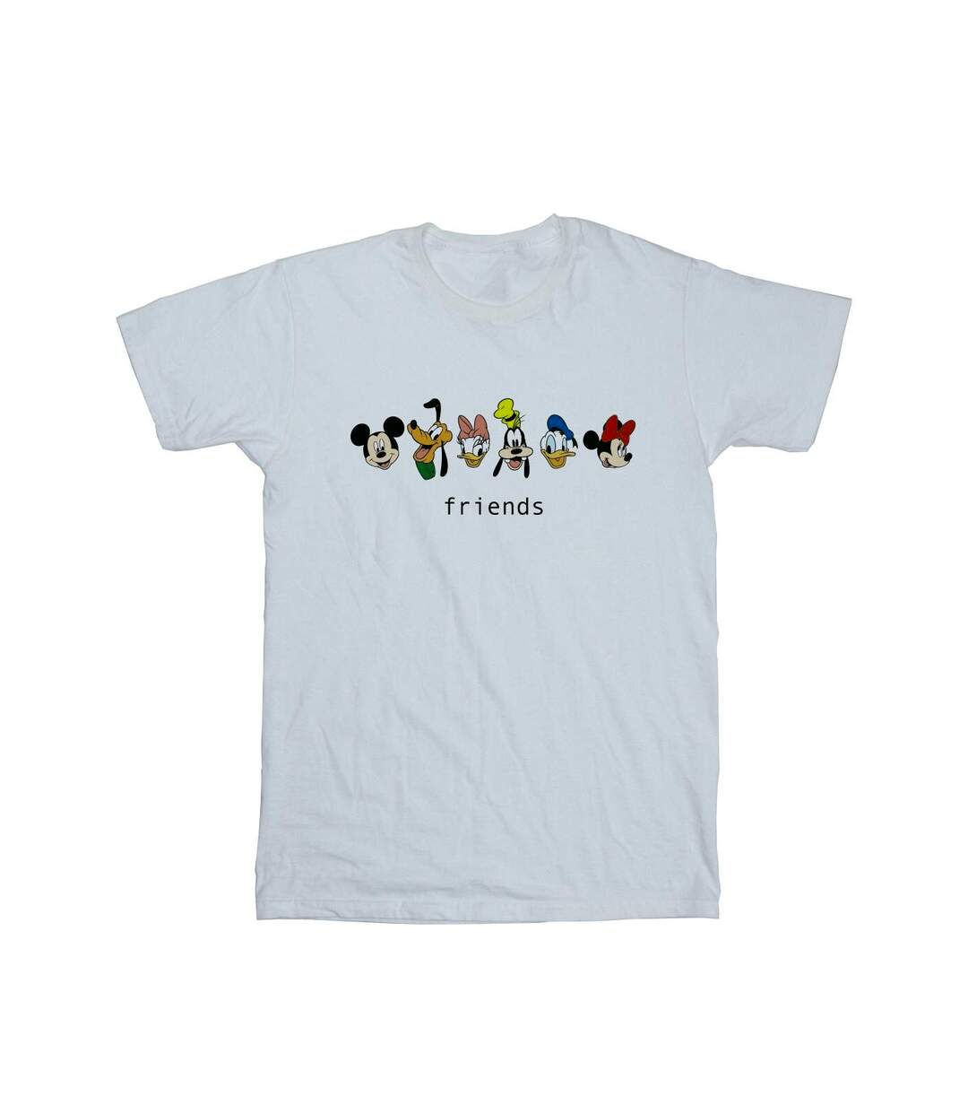 Disney Femme/Ladies - Mickey Mouse And Friends - T-shirt boyfriend en coton (Blanc) - UTBI38173-1