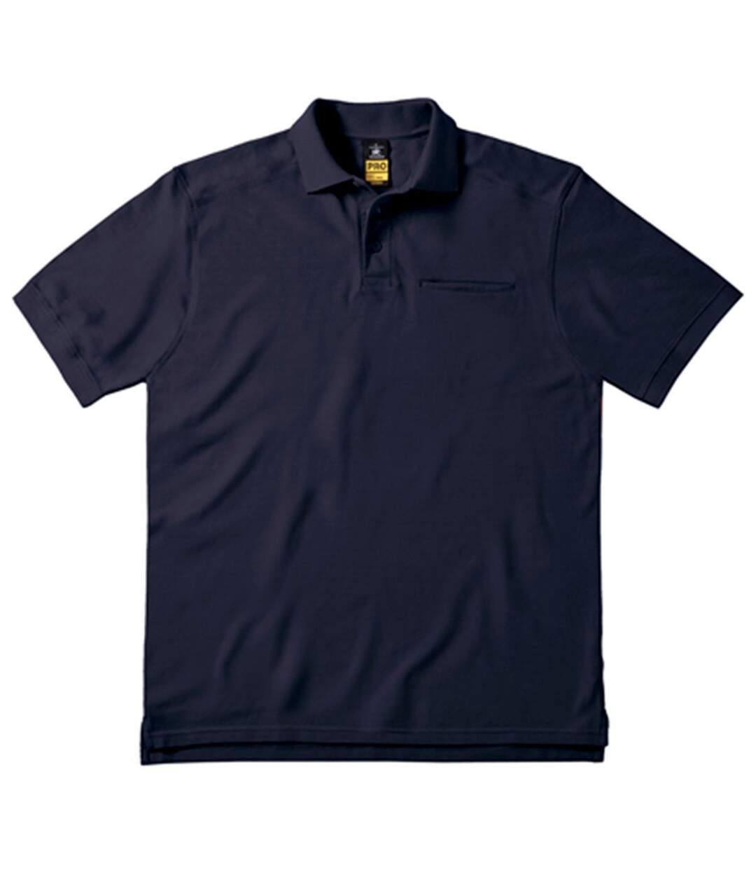 Polo de travail avec poche poitrine - homme - PUC10 - bleu marine-1