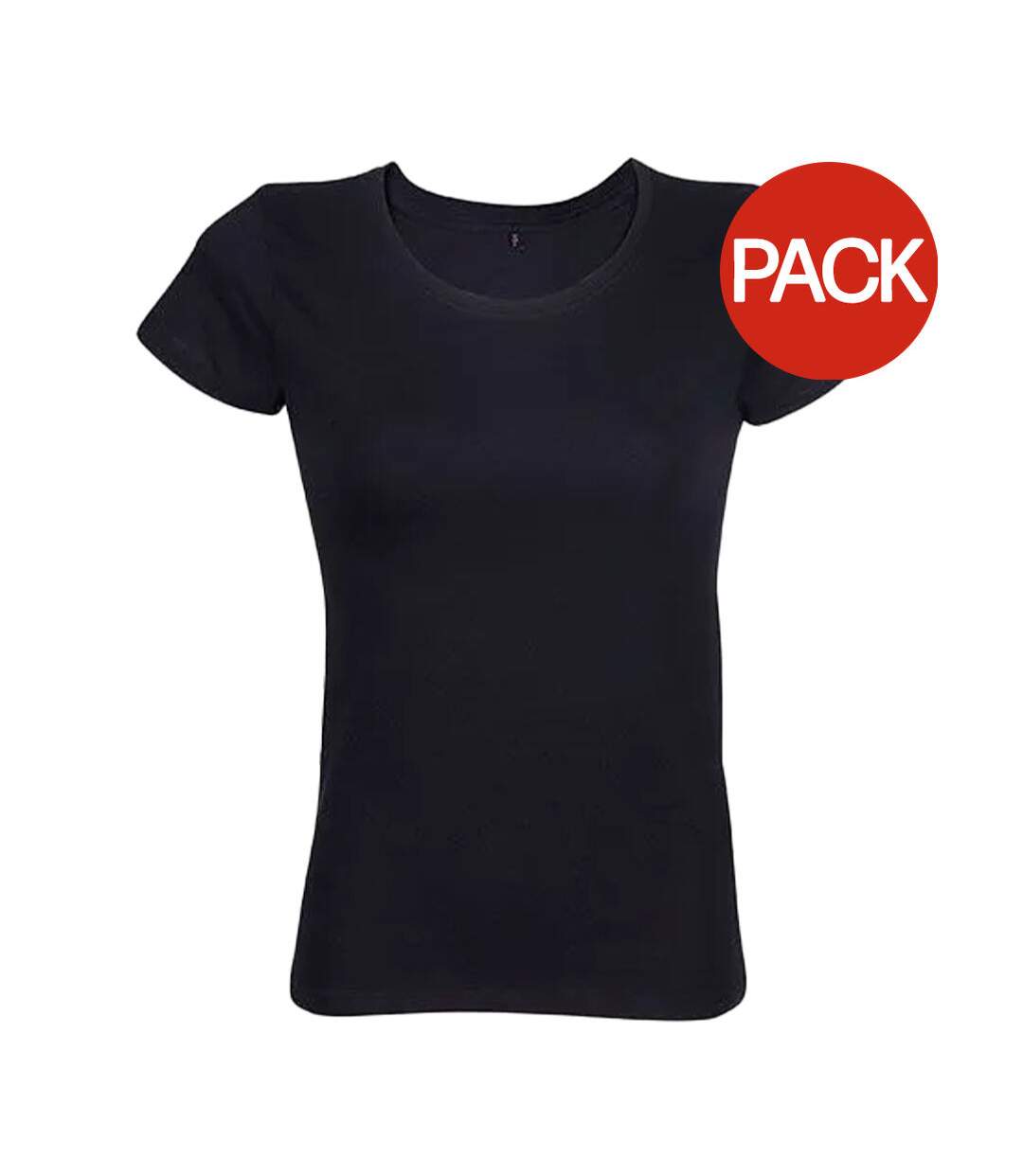 T-shirts Tempo Femme Noir Sombre RTP Apparel-1