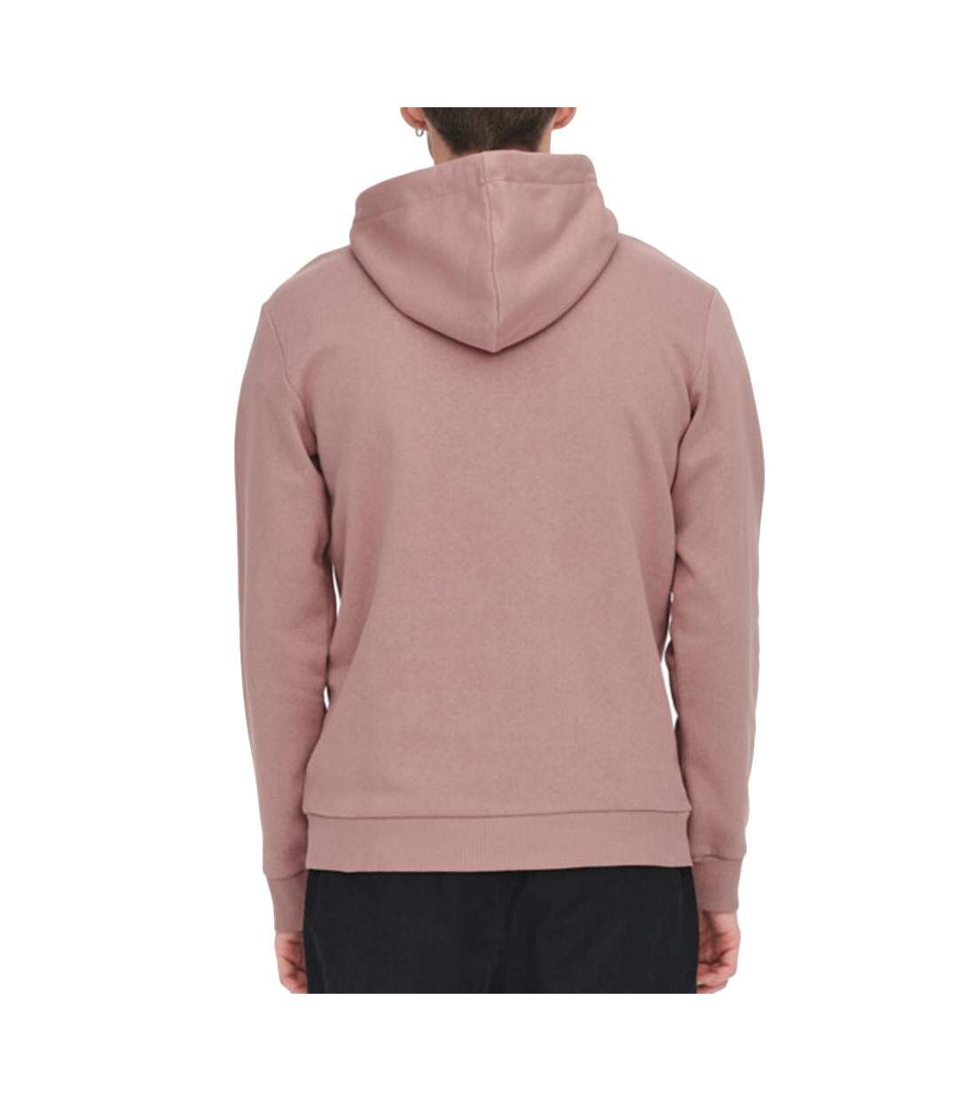 Sweat à capuche rose clair homme only & sons ceres-3