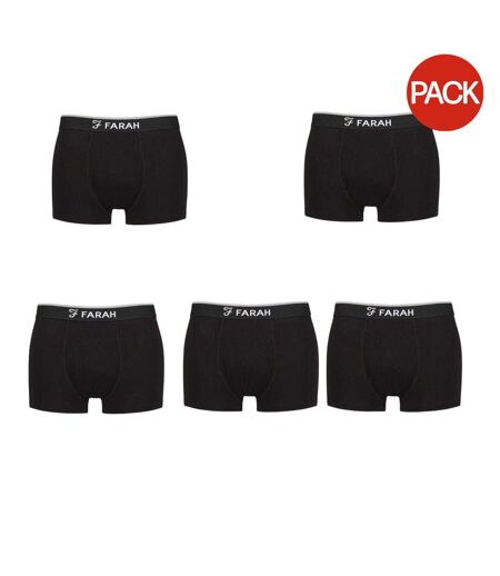 Lot De 5  Boxers Homme Noir Farah