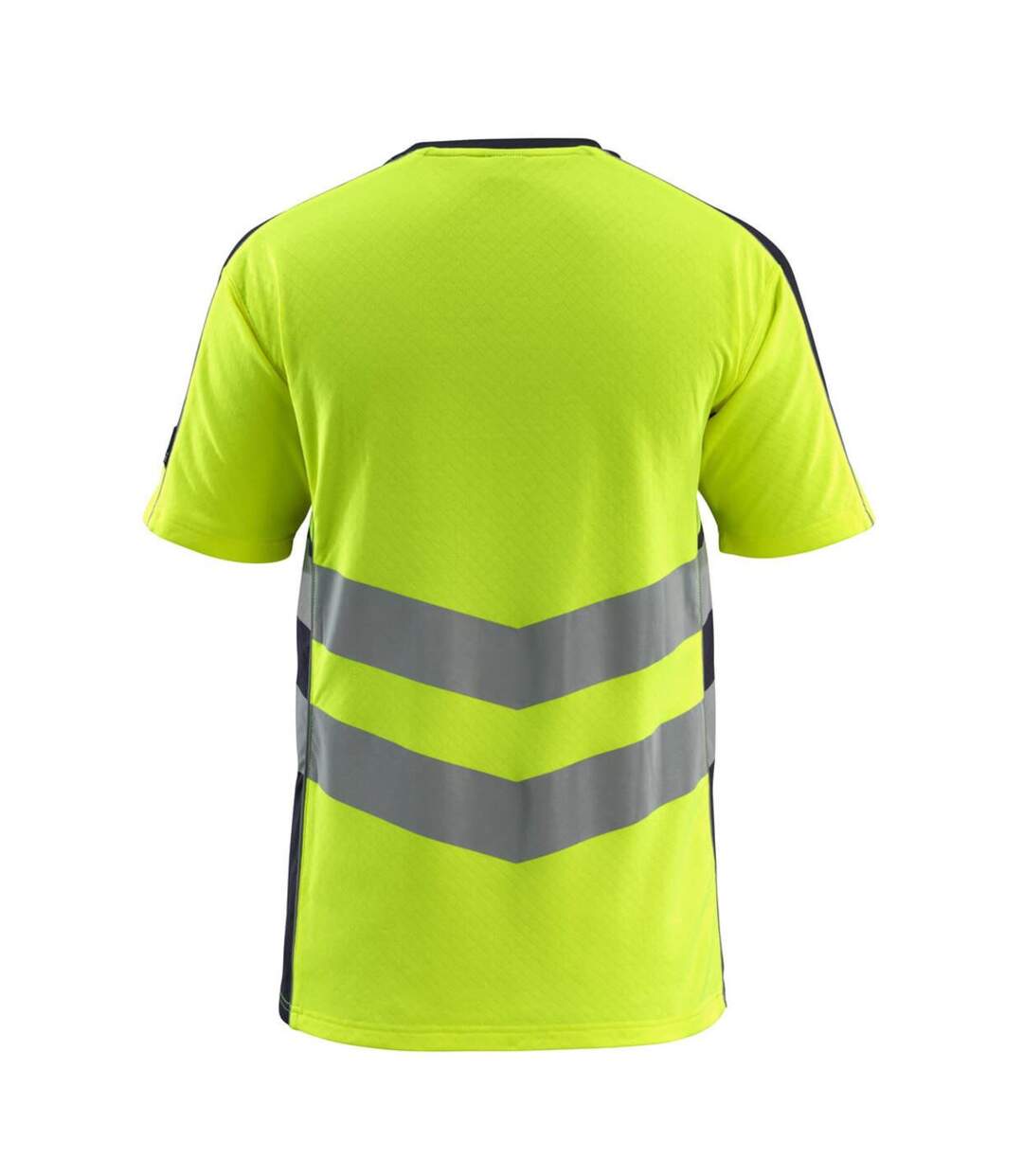 T-shirt Safe Supreme Sandwell Homme Jaune Fluo Bleu Marine Foncé Mascot-2