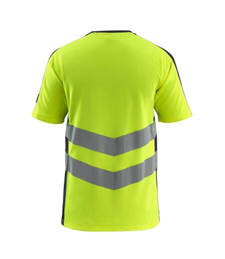 T-shirt Safe Supreme Sandwell Homme Jaune Fluo Bleu Marine Foncé Mascot