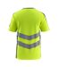 T-shirt Safe Supreme Sandwell Homme Jaune Fluo Bleu Marine Foncé Mascot-2