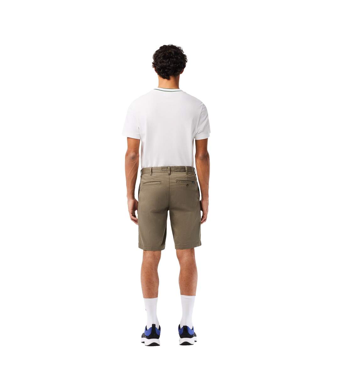 Short Bermuda Homme Vert Kaki Lacoste-2