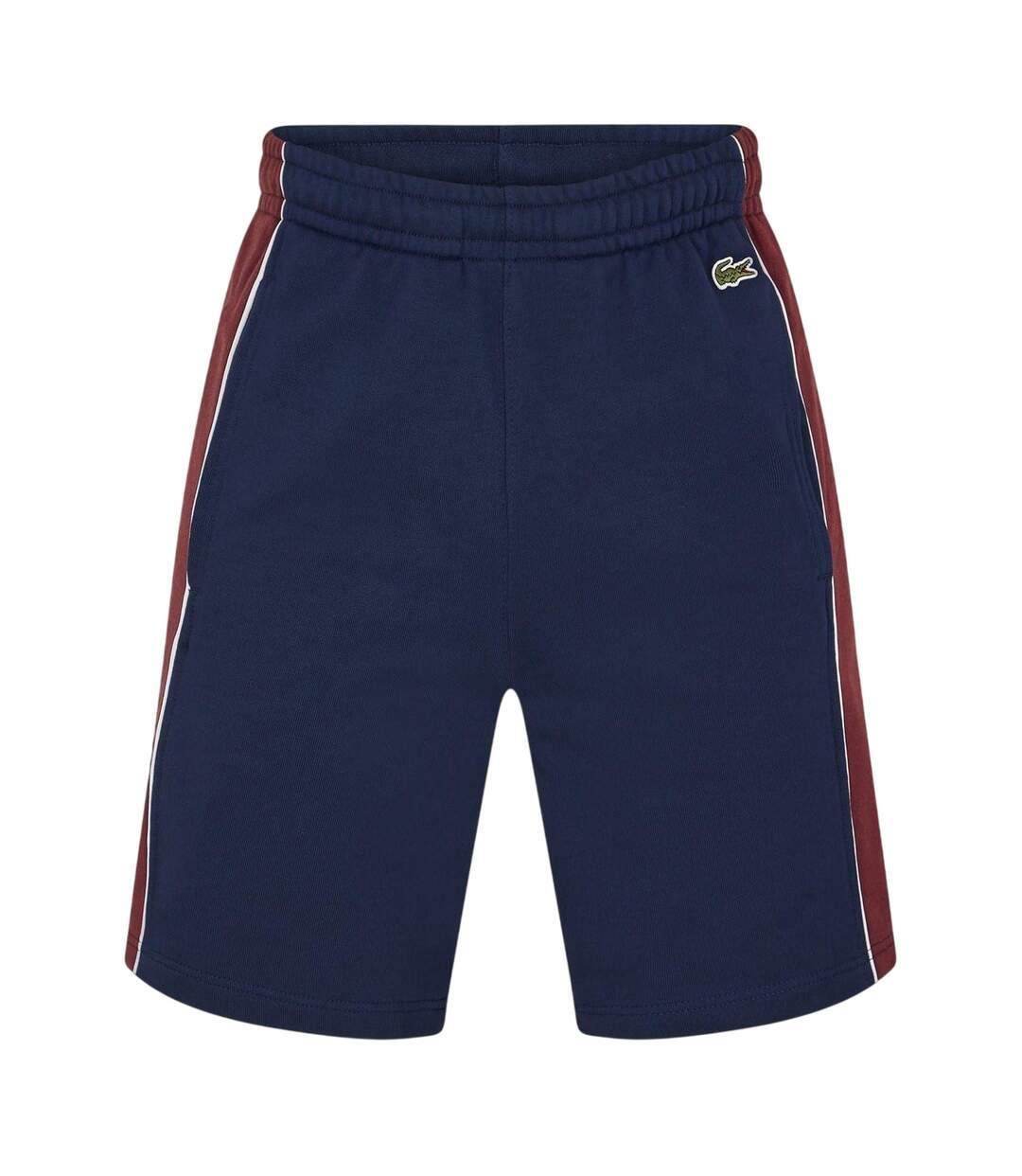 Mens Fleece Elasticated Shorts Navy Blue Lacoste-2
