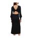 Womens/ladies Slopenny Dress Black Hugo-3