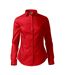 Chemisier Manches Longues Style Femme Rouge Malfini-1