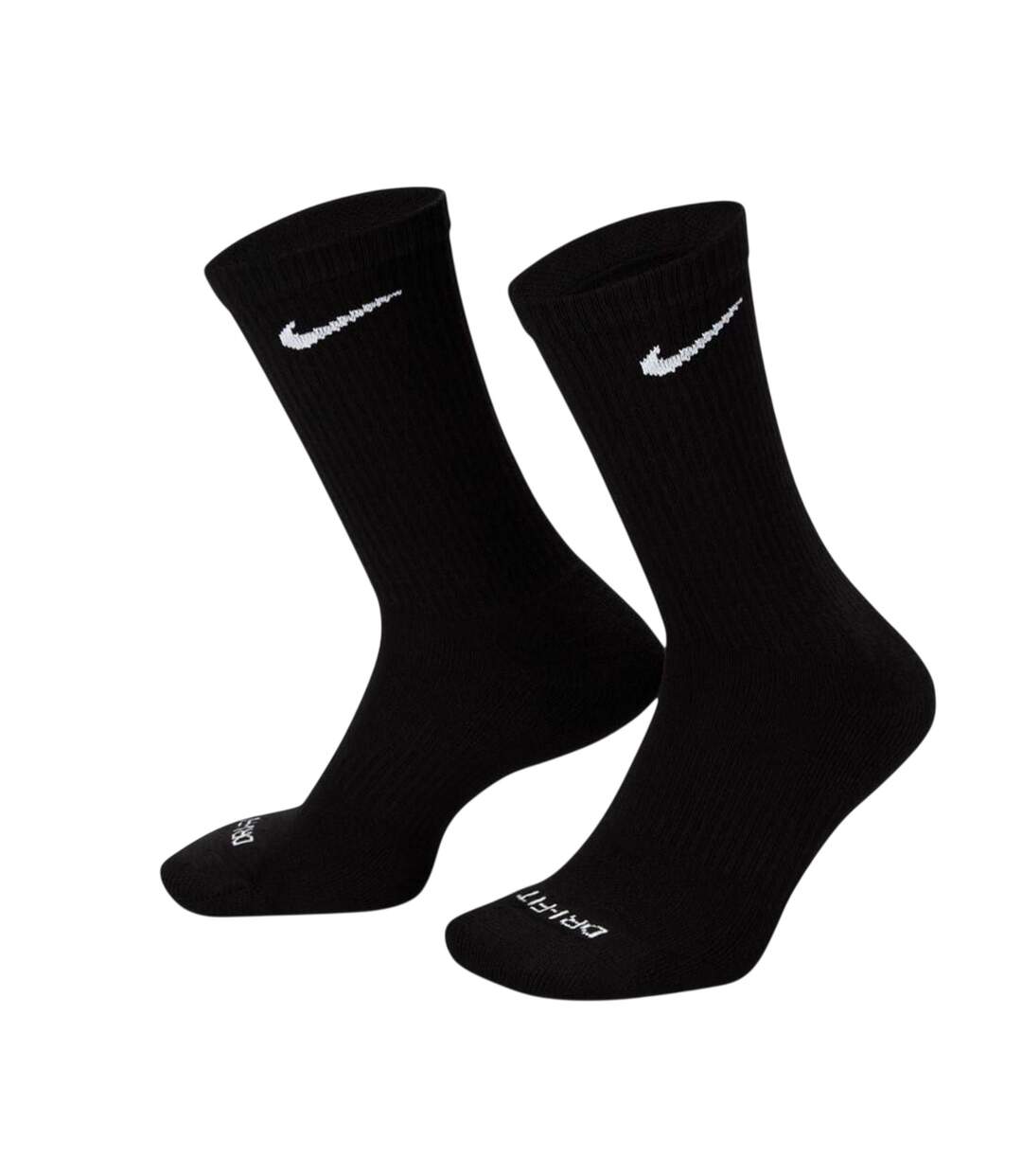 Lot De 3  Chaussettes Homme Noir Blanc Nike-2