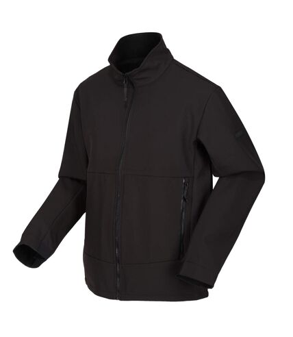 Mens dendrick soft shell jacket black Regatta