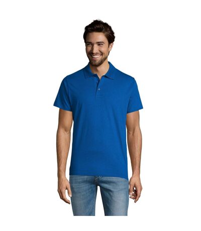 Prescott Polo À Manches Courtes Homme Bleu Roi SOLS
