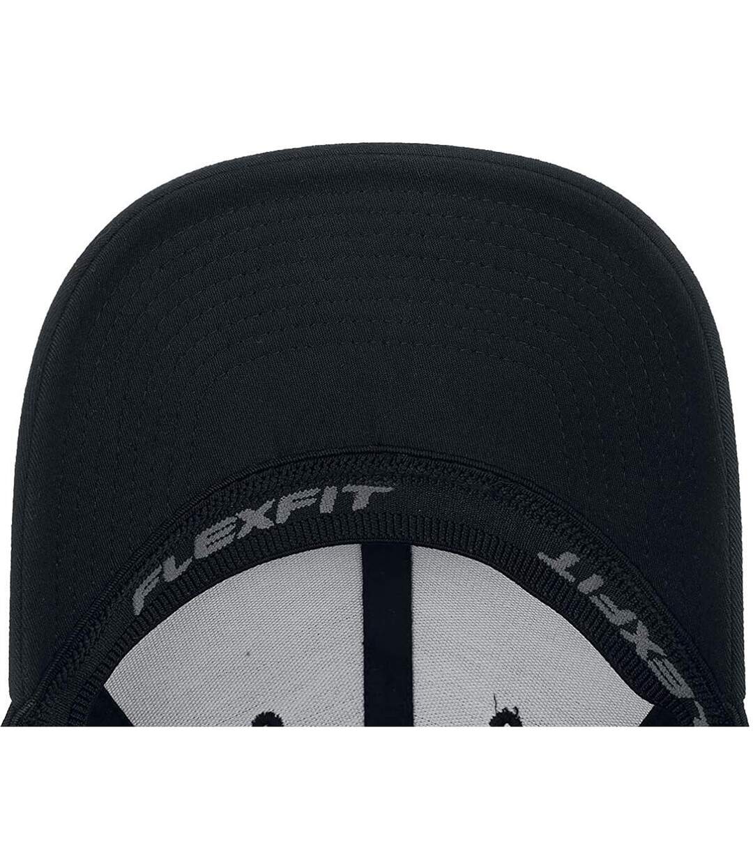 Casquette de baseball alpha shape adulte noir Flexfit-4