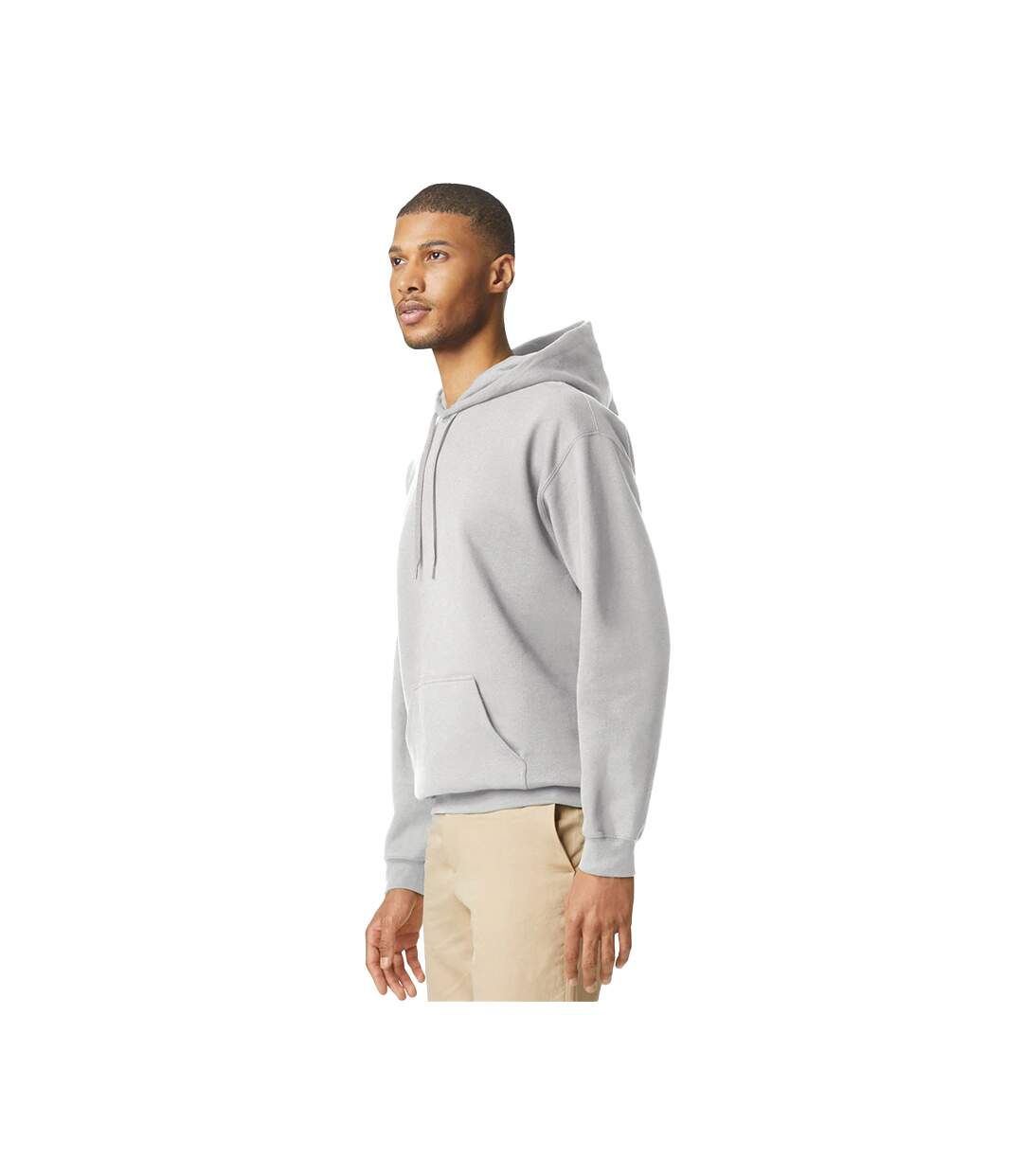 Sweat À Capuche Softstyle Adulte Cendre Gildan-3