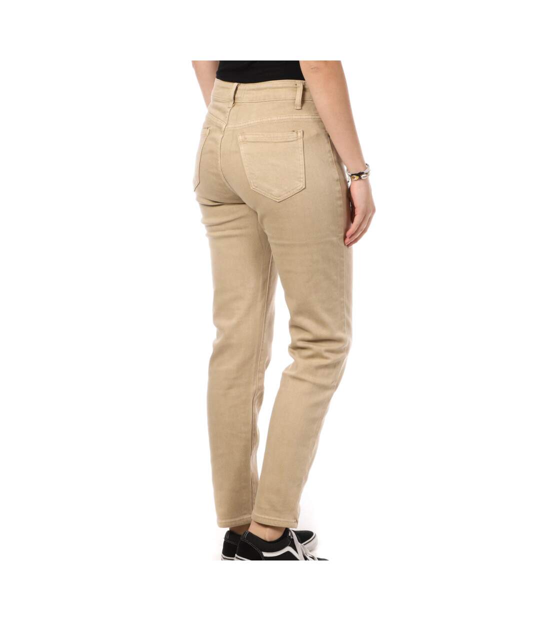 Jean Mom Fit Beige Femme My Tina's 270-2