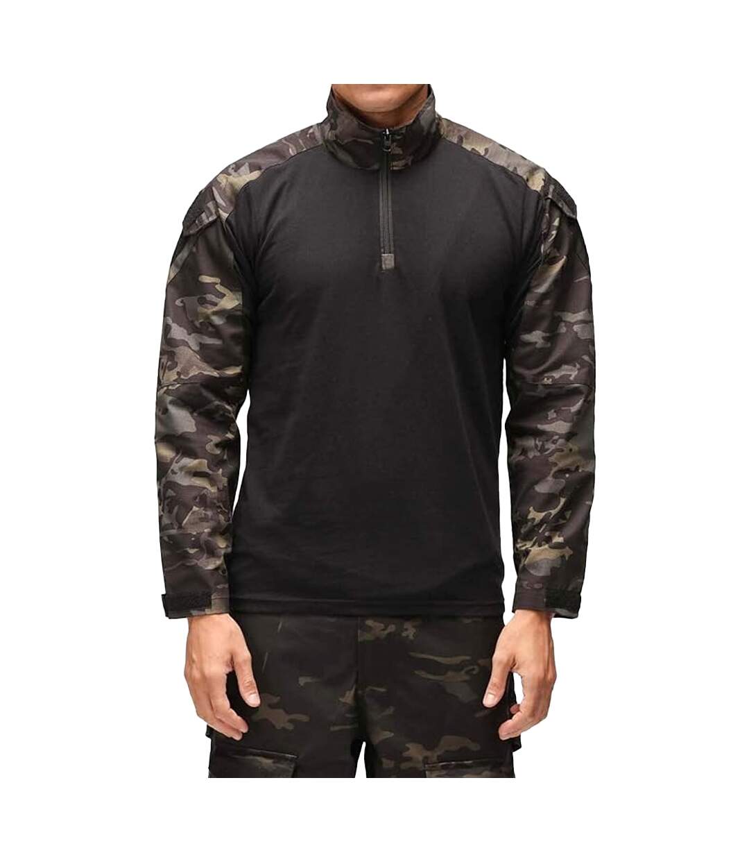 T-shirt Manches Longues Special Ops Homme Noir Viper-2