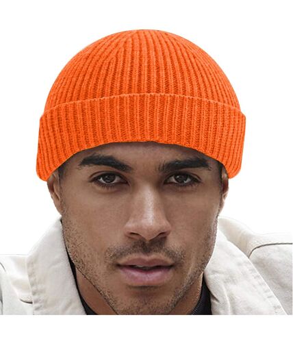 Bonnet tricoté engineered orange Beechfield