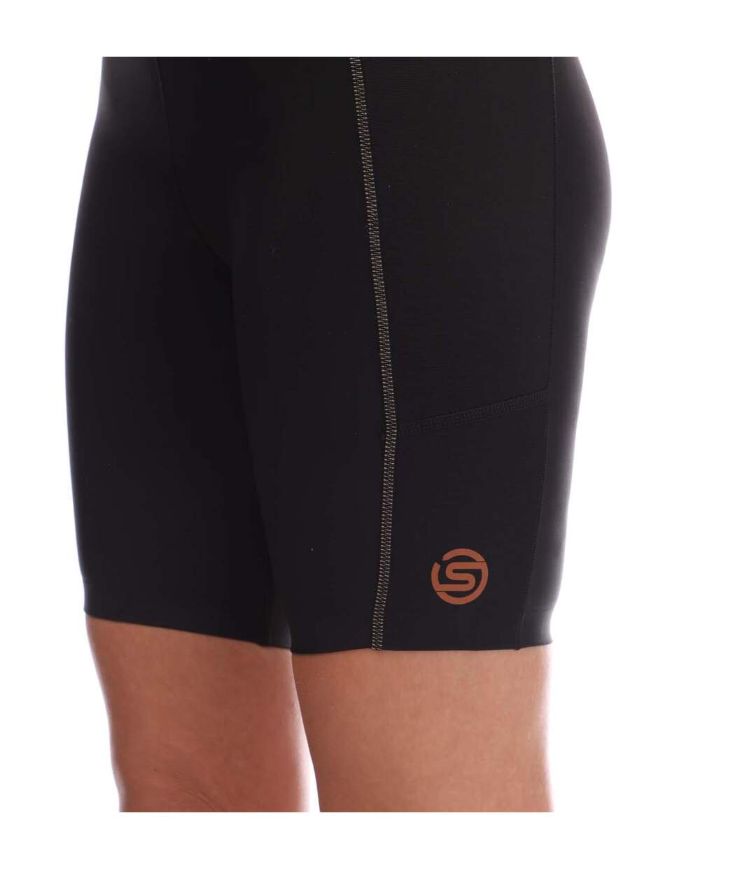 Womens/ladies Series-5 Shorts Black Skins-3