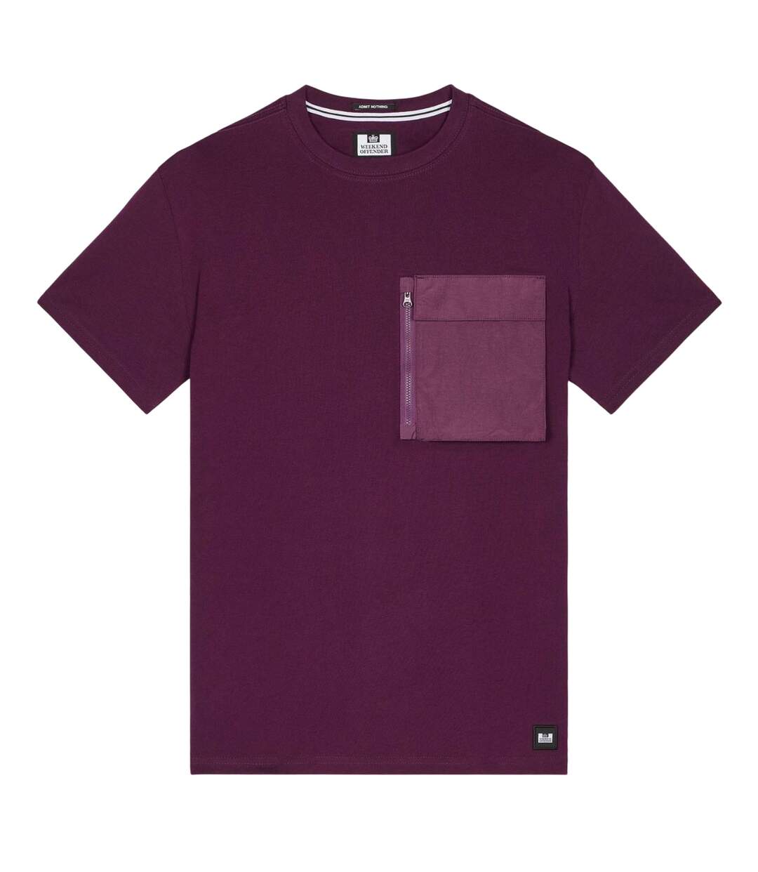 Mens Takaji Parachute Pocket T-shirt Rose Baie Weekend Offender-2