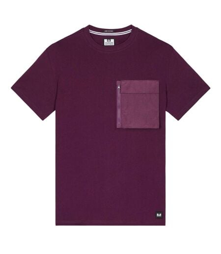 Mens Takaji Parachute Pocket T-shirt Rose Baie Weekend Offender