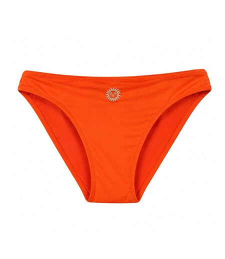 Bas de maillot de bain orange femme grain de sable caps