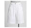 AXONE ARI1 - Bermuda blanc en coton et polyester : le chic estival infroissable-3