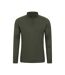 Mens Talus Zip Neck Long-sleeved Thermal Top Khaki Green Mountain Warehouse-1