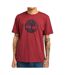 T-Shirt bordeaux/noir homme timberland sleeve - l-1