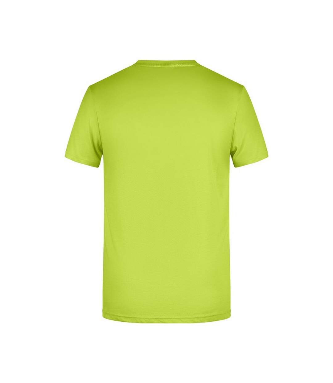 T-shirt Basic Homme Jaune Fluo James And Nicholson-2