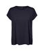 Womens/ladies Ava Plain T-shirt Night Sky Vero Moda-2