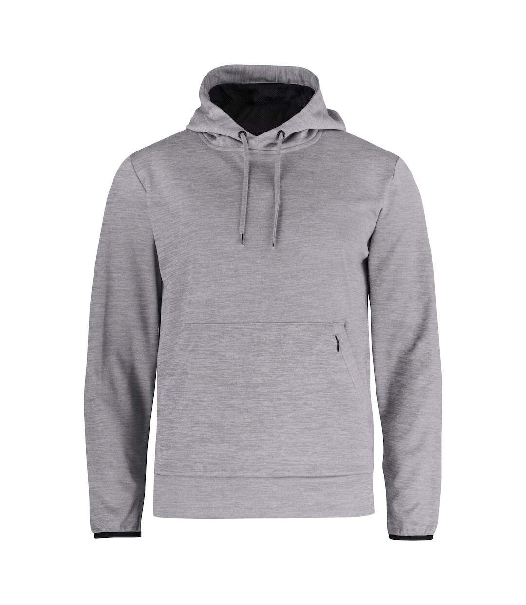 Sweat à capuche oakdale homme gris chiné Clique