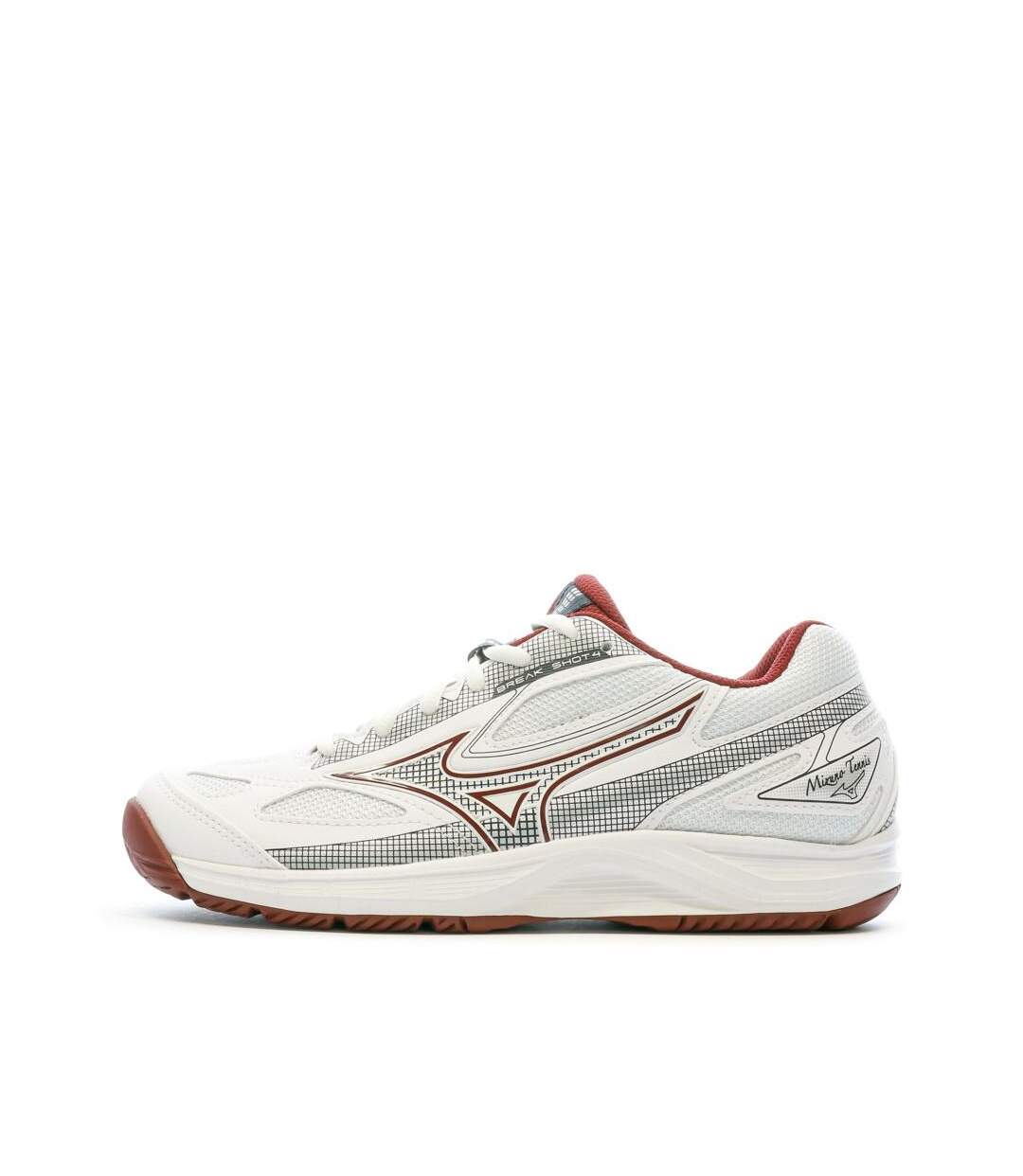 Chaussures de tennis blanches femme mizuno break shot-1