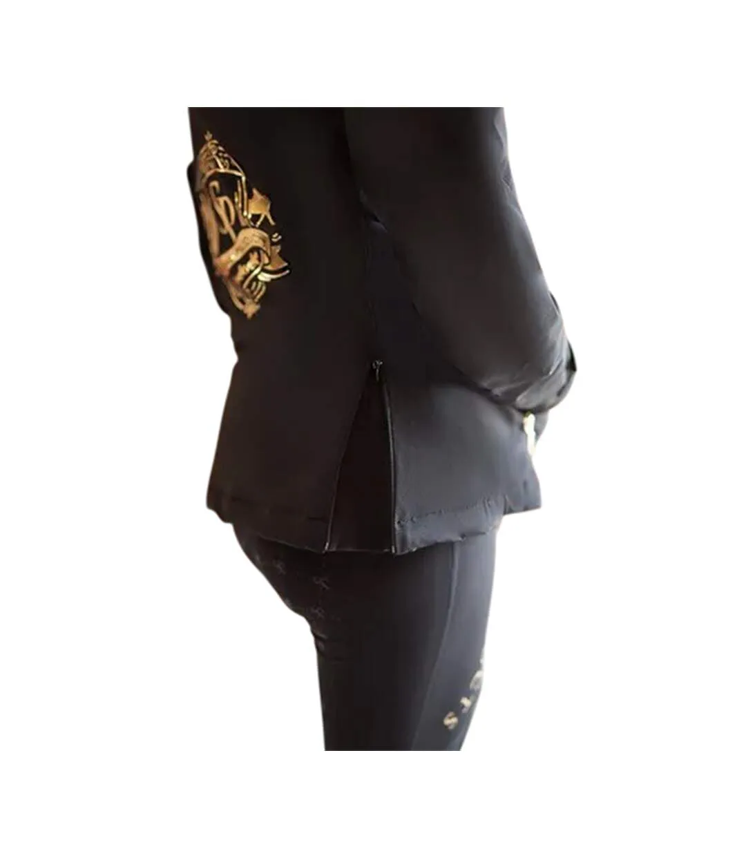 Veste Imperméable Active Show Femme Noir Jaune Or Supreme Products-3