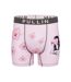 PULL IN Boxer Long Homme Microfibre MAMA Rose