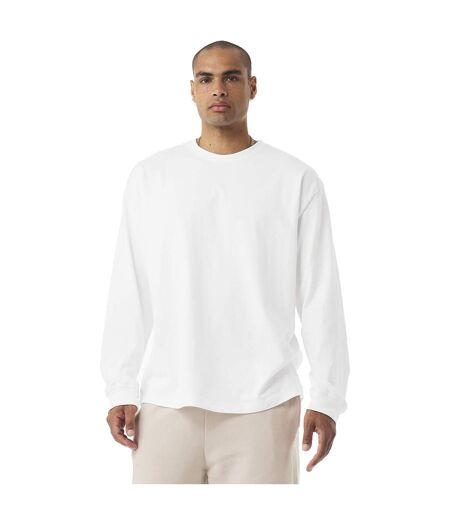 Unisex Adult Heavyweight Long-sleeved T-shirt White Bella + Canvas