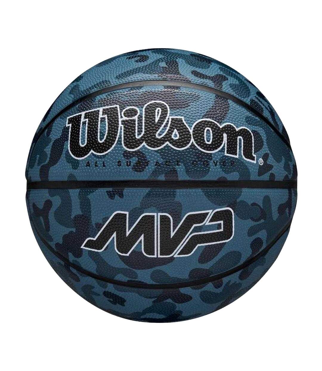 Ballon De Basket Motif/style Camouflage Mvp Taille 7 Bleu Marine Wilson-1