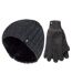 Bonnet Gants Homme Hiver Doublure Polaire | Supports de Chaleur | Thermiques-1