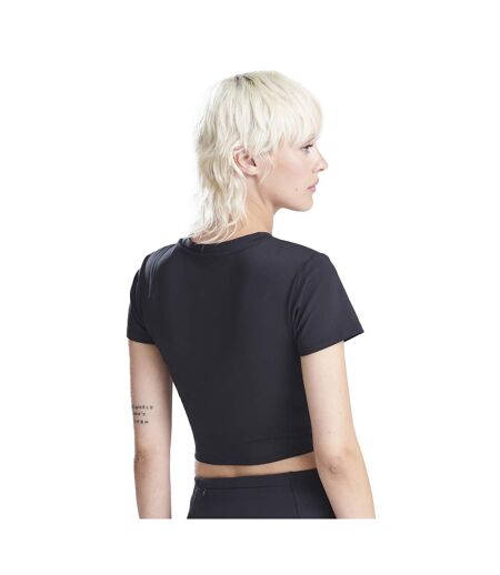 T-shirt Court Femme Noir Awdis