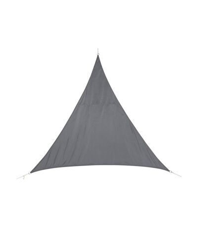 Voile d'ombrage triangulaire Curacao - 4 x 4 x 4 m - Gris