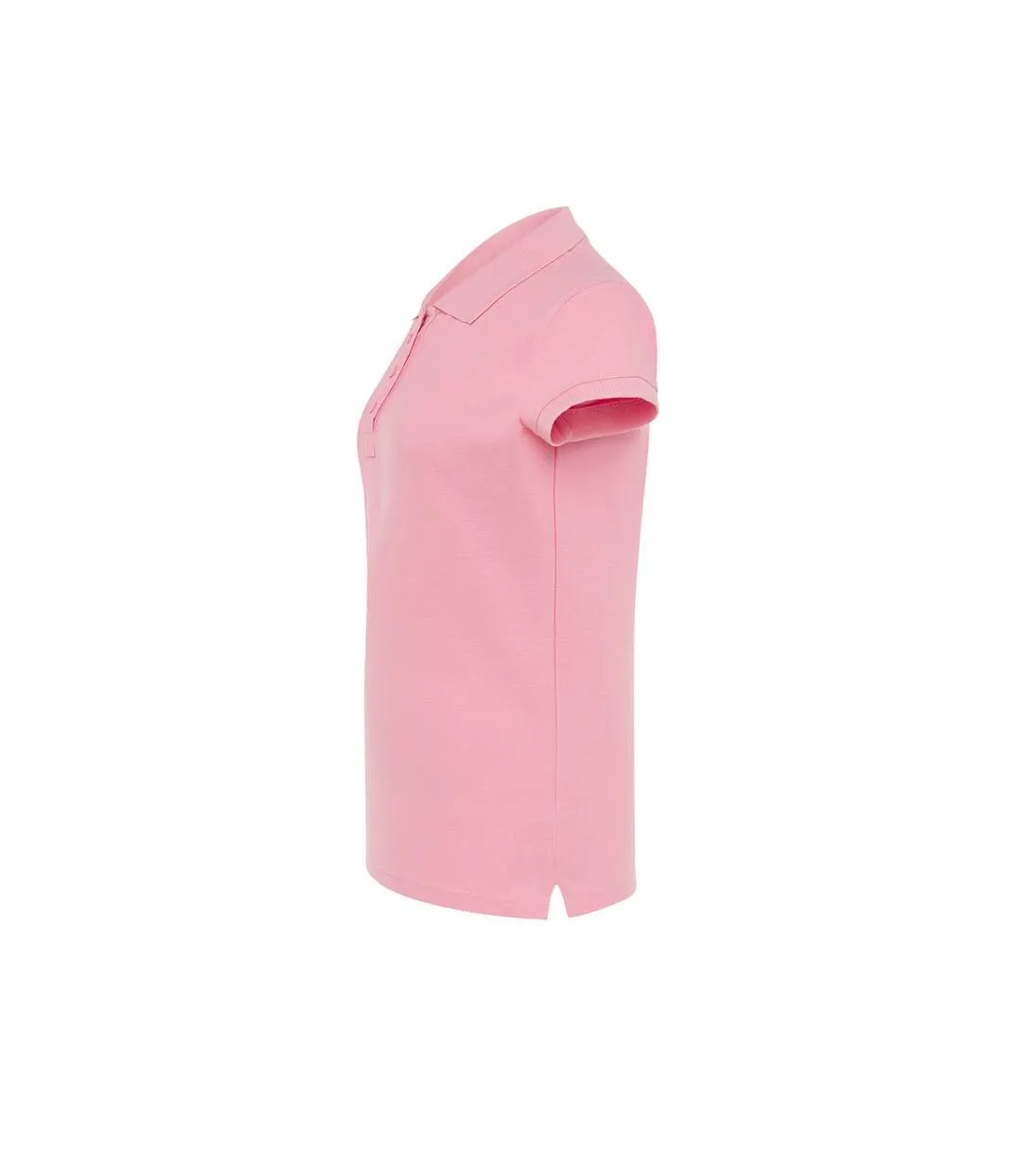 Womens/ladies Regular Polo Shirt Pink JHK-3