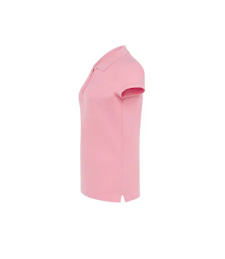 Womens/ladies Regular Polo Shirt Pink JHK