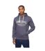 Mens Vintarge Hoodie Navy Crosshatch-2