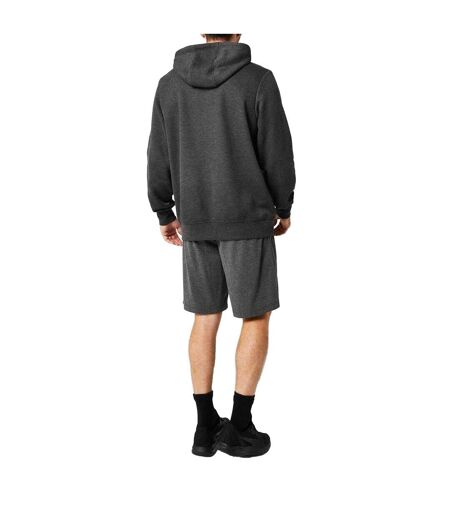 Mens Cotton Blend Casual Jersey Shorts Charcoal Slazenger