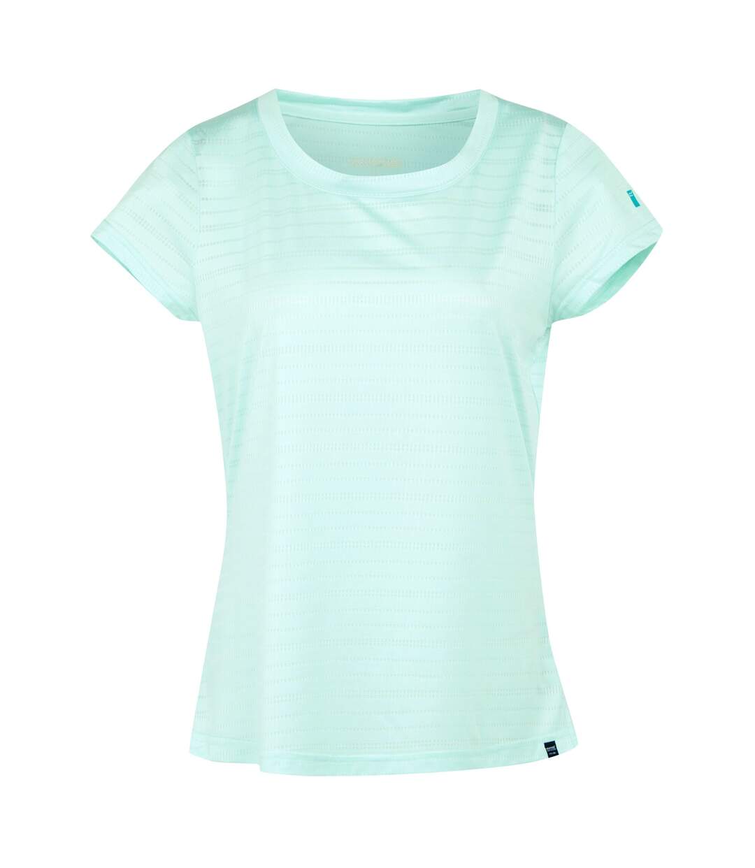 T-shirt limonite femme turquoise délavé Regatta-1