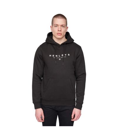 Sweat à capuche ninesix homme noir Henleys