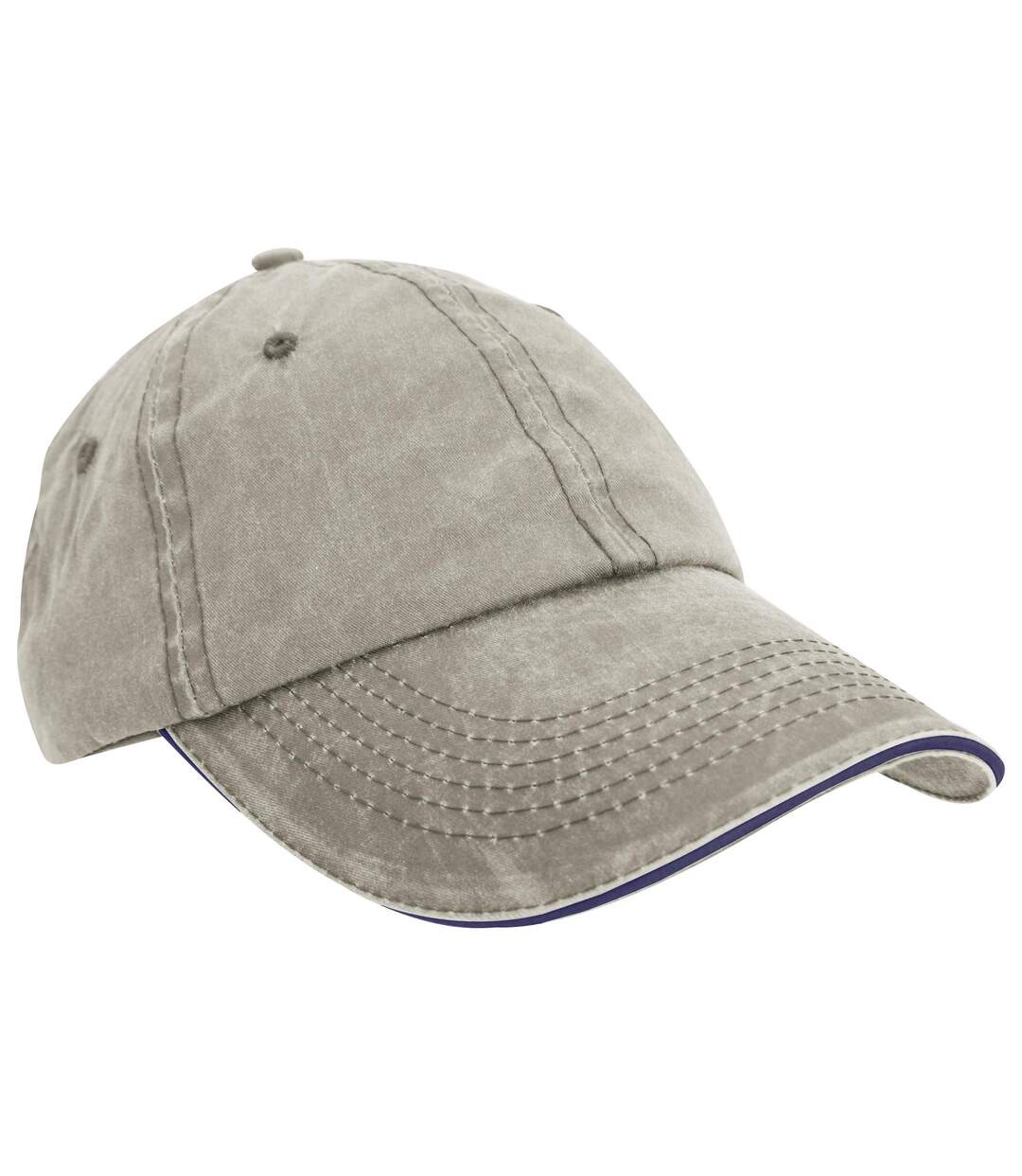 Casquette 100% Coton Adulte Unisexe Mastic Bleu Marine Result-2