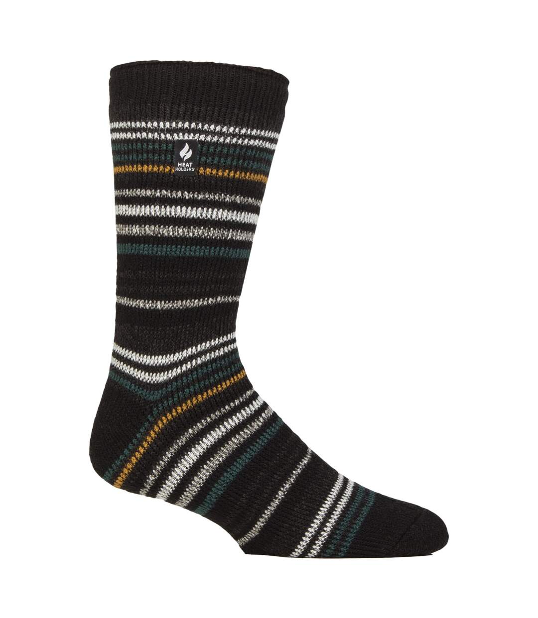 Mens Thermal Stripe Pattern Socks for Winter-1