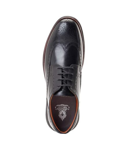 Chaussures Brogues Flight Homme Noir Base London