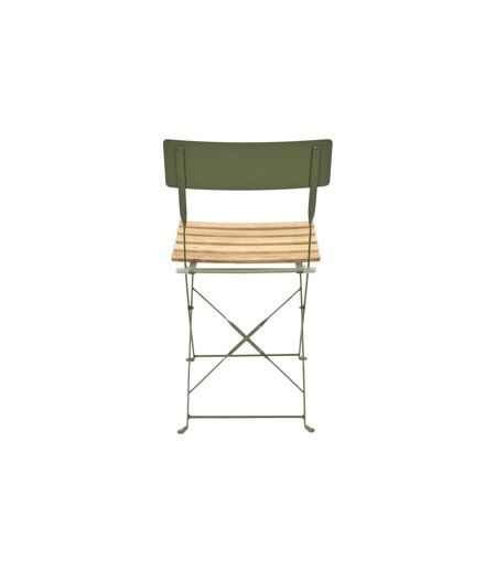 Lot de 2 Chaises Pliantes Bella Vita 81cm Kaki