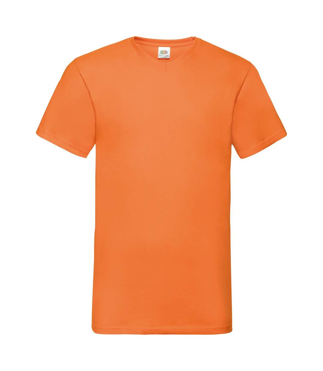 Fruit Of The Loom Mens Valueweight V-Neck, Short Sleeve T-Shirt (Orange) - UTBC338-1