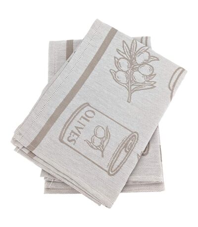 Torchon de cuisine toile collection EVOO